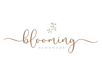 Minimalist Branch Logo Design: Modern Premade Branding Kit