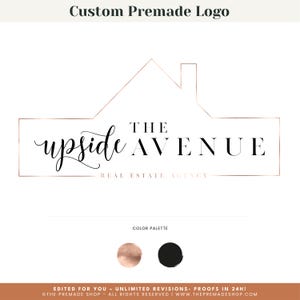 Real Estate Logo, Realtor Logo, House Logo, Key Logo, Broker Logo, Agent Logo, Marketing Logo, Real Estate Branding, Premade Logo Design