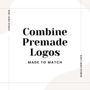 Kombinieren Sie vorgefertigte Logo-Designs - A La Carte Option - Individuelles Logo-Design, Social Media, Logo Branding, Instagram-Vorlage, Grafikdesign