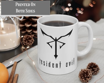 Resident Evil Mug, Los Illuminados Insignia, Video Game Fan Gift