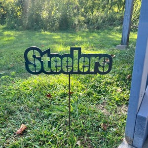 Metal Steeler’s Sign - Yard Sign