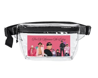 Omar Courtz Transparent Fanny Pack | Clear Waist Bag, Reggaeton, Puerto Rico, Por Si Mañana No Estoy Tour Concert | Latina | Ousi