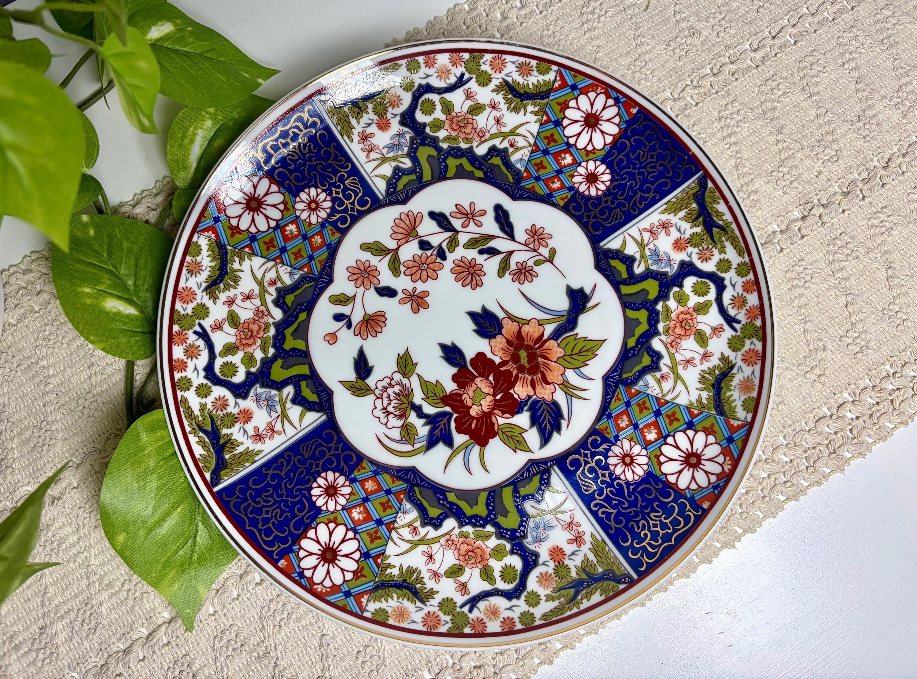 Vintage Japanese Green Plates - Etsy