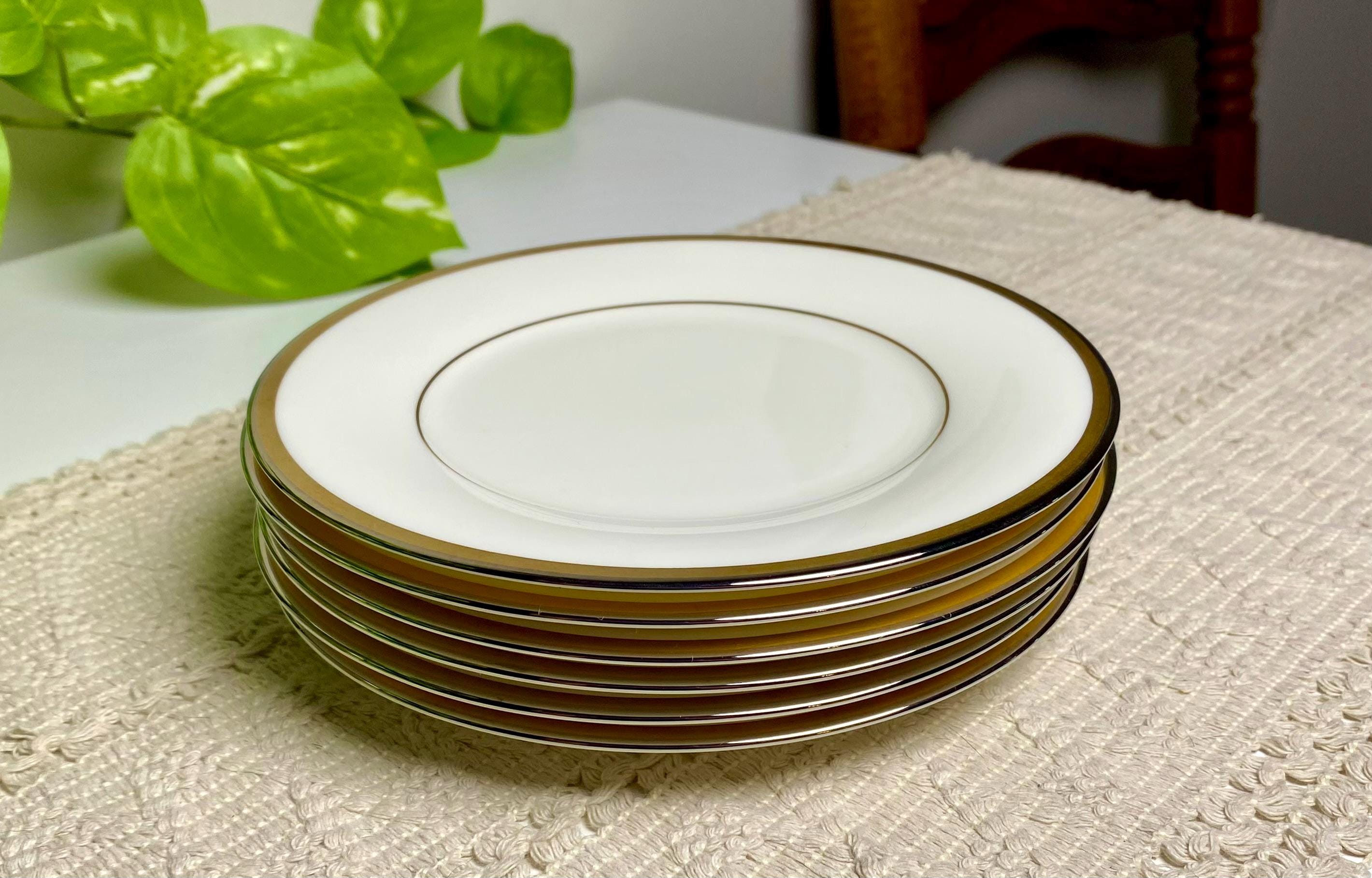 Noritake REGENT PLATINUM & GOLD プレート ２枚 Noritake Gold and Platinum - Etsy
