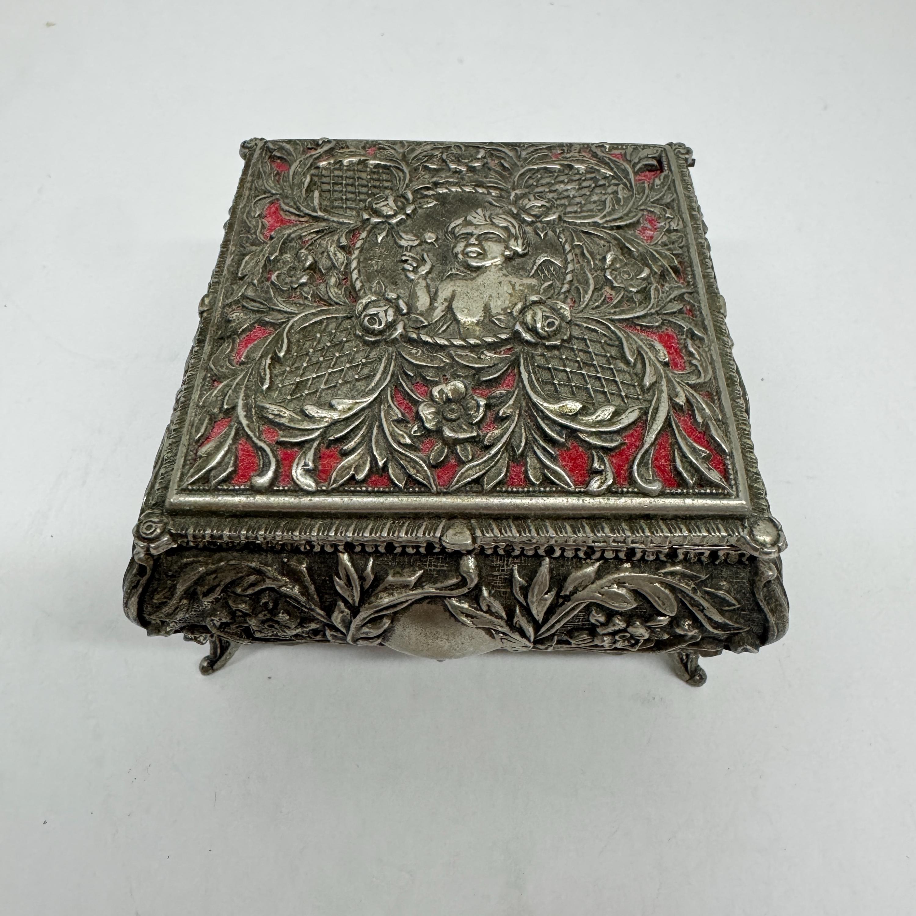 Antique Silver Box Made in Japan - Etsy