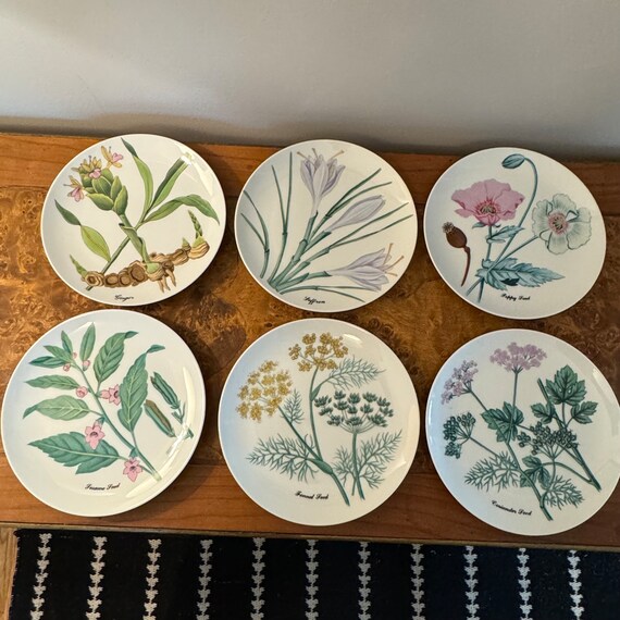 Vintage 1980s Japanese Floral Dessert Plate Vintage 1980s Japanese Floral Dessert Plate