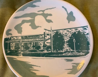 Vintage Syracuse China Homestead Restaurant Plate | Chicago, Illinois