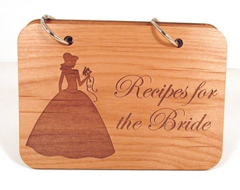 Wedding Recipe Book - Recipes for the Bride - Bridal Shower Recipe Book