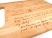 Handwritten Engraved Cutting Board - Personalized Bamboo Cutting Board - Your Recipe Engraved 