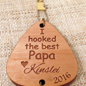 Father's Day Fishing Lure Personalized Father's Day Gift Fishing Hook for Grandpa, Papa, Dad, Daddy, Papi, Poppy image 4