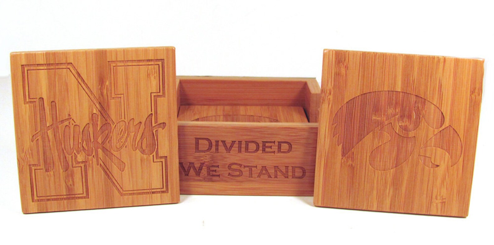 Sports Team Coasters Engraved Bamboo Choose Your Team Etsy