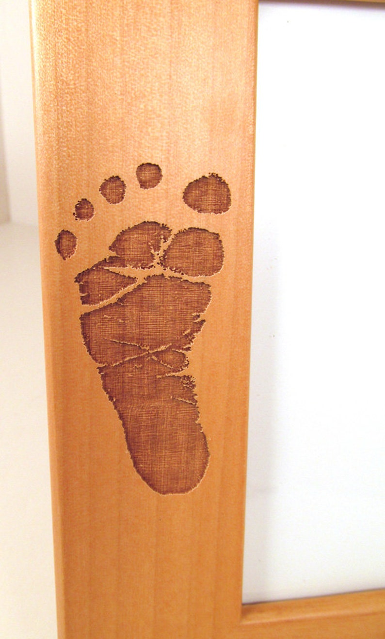 Personalized Baby Wooden Picture Frame Choose Your Size image 3