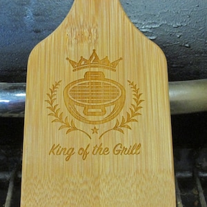 Grill Gift - Engraved Grill Scraper with Bottle Opener - 5 Designs to Choose From