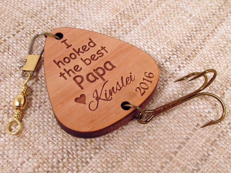 Father's Day Fishing Lure Personalized Father's Day Gift Fishing Hook for Grandpa, Papa, Dad, Daddy, Papi, Poppy image 5