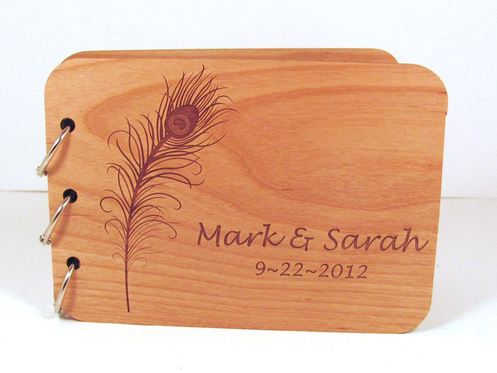 Wood Guest Book Photo Album for Weddings and Special Events Etsy