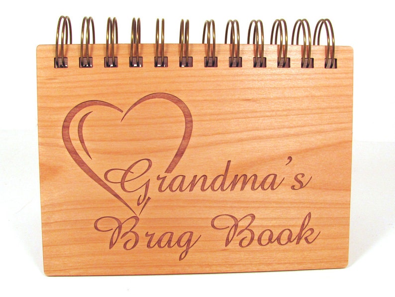 Grandma’s Brag Book Personalized Real Wood Covers - Etsy
