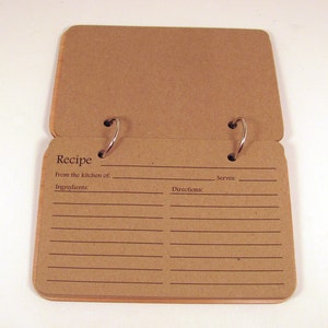 Extra Recipe Cards - 25 Cards