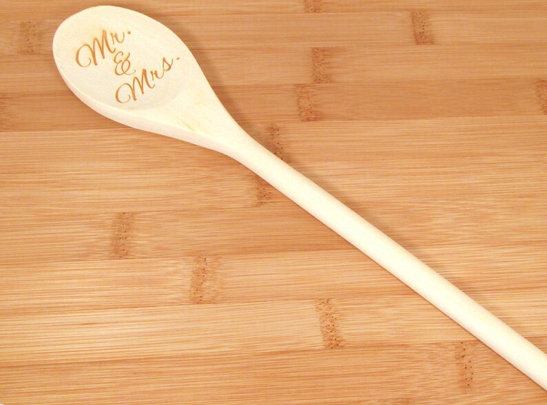 Personalized Wooden Spoon Engraved Custom Wooden Spoon 1 spoon image 4