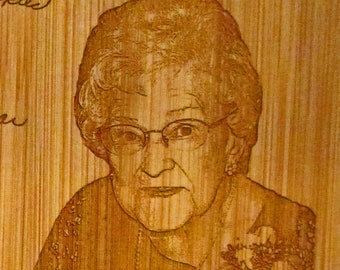 Add a Photo to your Bamboo Cutting Board