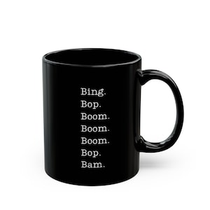 Bing bap boom peekaboo mug, Not like us, Kendrick Lamar Coffee Cup, Boom Bap Gift, Music LoverTea Mug, Black Mug, funny work mug11oz, 15oz