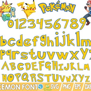 60+ Layered Cartoon Letters Svg | 2 Types Svg TTF Files, Alphabet Letters and Numbers Clipart | Vector | Cricut Cut File | Instant Download