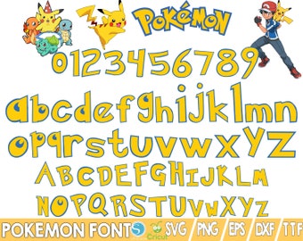 60+ lager av tecknade bokstäver Svg | 2 typer av Svg TTF-filer, alfabetet bokstäver och siffror Clipart | Vektor | Cricut Cut-fil | Direktnedladdning