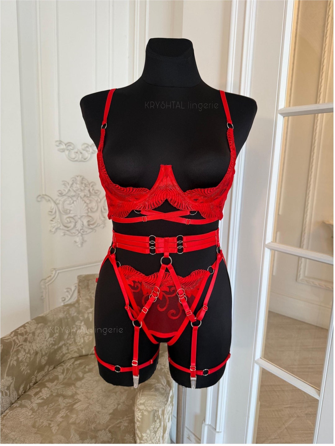 Lace Lingerie See Through, Erotic Cupless Lingerie, Crotchless Lingerie ...