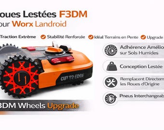 Worx Landroid SuperGrip/SuperSpyke Weighted Wheels