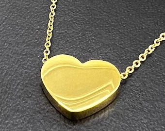 Gepersonaliseerde harthangerketting: roestvrijstalen kabelketting