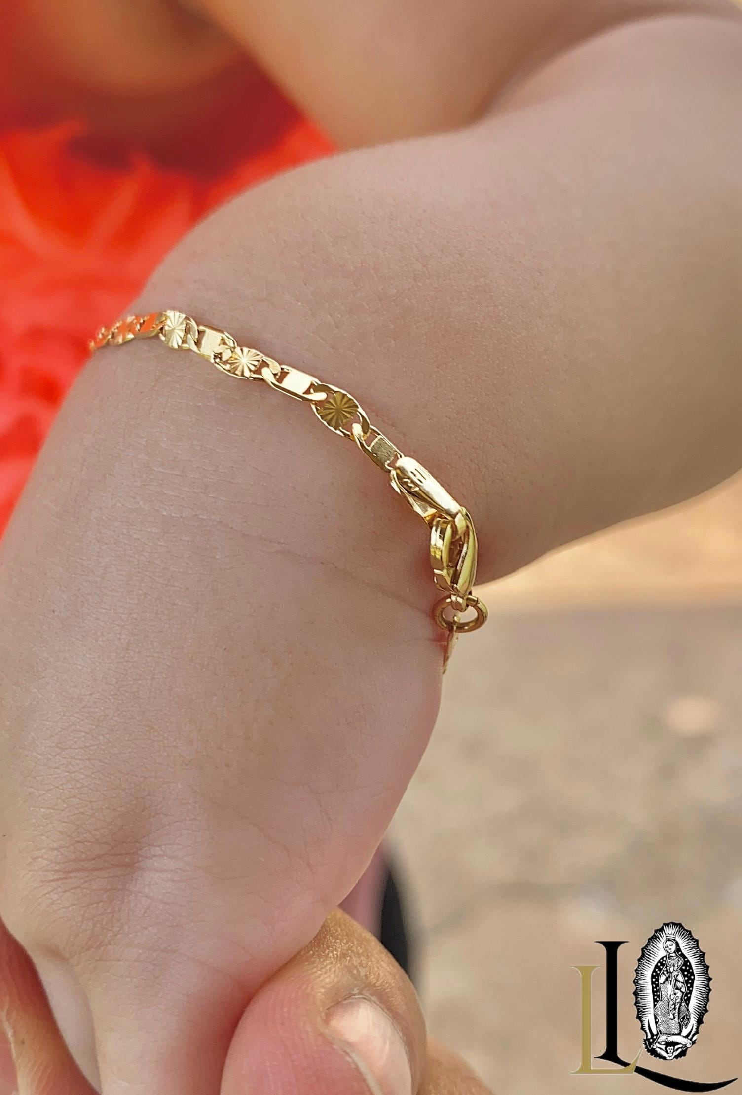 14K Gold Filled Valentino Link Bracelet - Baby & Kids