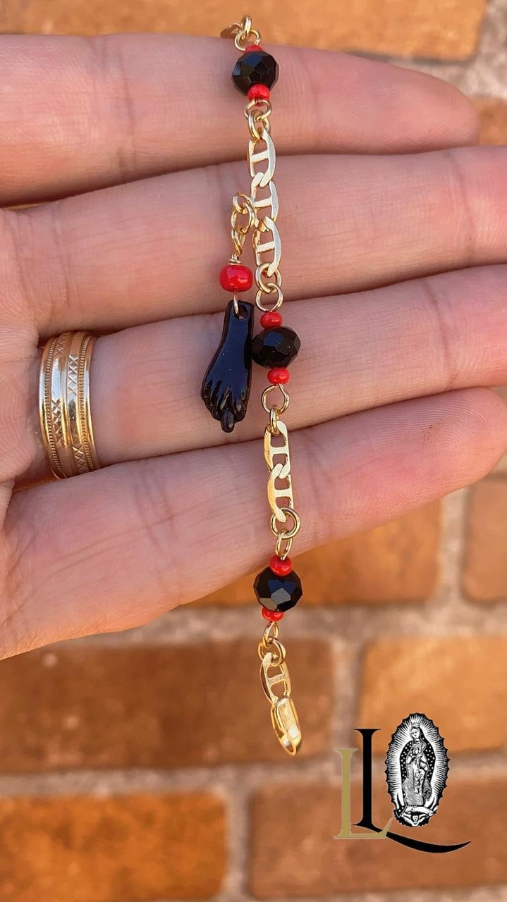 Baby Bracelet Azabache 5.75 Baby Jewelry Girls 3.8mm Protection Jewelry Newborn Babies Kids Childrens Manilla Pulsera Proteccion Etsy