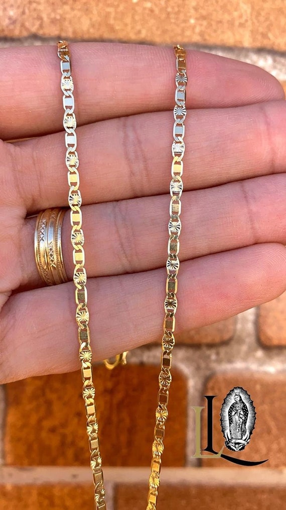 14K Gold Filled Valentino Link Chain Necklace - Newborn to Kids - Etsy