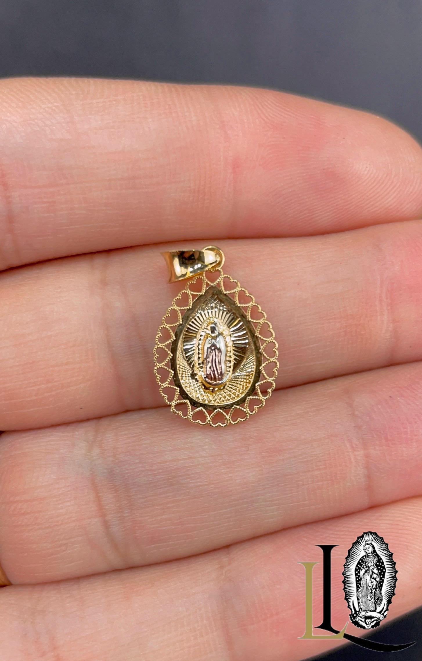 Medaglia Madonna Di Guadalupe In Oro Giallo 15 Mm | - La Tua Gioi - Foto 5