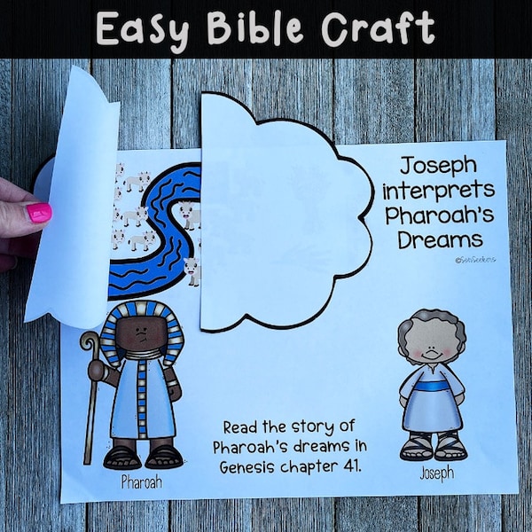 Joseph and Pharaohs Dreams Bible Craft  | Sunday School