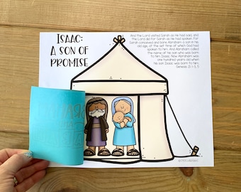 Abraham and Sarah Bible Craft for Kids Printable Christian Craft Activity | Homeschool Lesson Plan