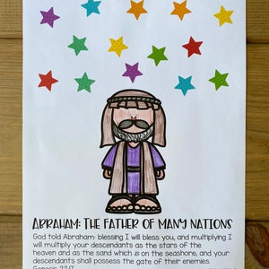 Abraham Bible Craft for Kids The Father of many Nations