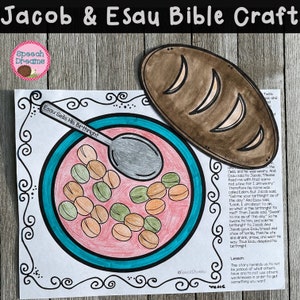 Jacob and Esau Christian Bible Craft for Kids | Sunday School Brothers in Scripture Adversity in Families