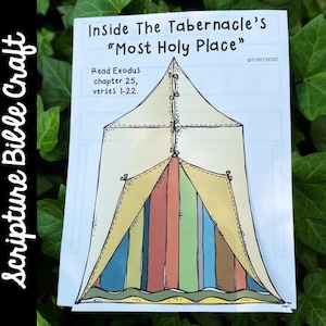 Tabernacle and Ark of the Covenant Craft: Moses Bible Lesson, Church Activity