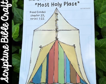 Tabernacle and Ark of the Covenant Craft: Moses Bible Lesson, Church Activity