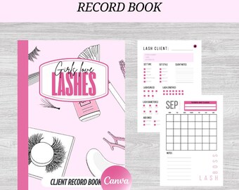 Registro clienti Lash Boss / Tracciatore appuntamenti Lash Artist / Schede informative clienti, mappatura ciglia, note post-trattamento e crescita aziendale