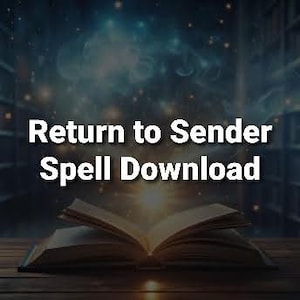 Terug naar afzender Candle Spell - Grimoire / Book of Shadows Download - Hex Break Black Magic verwijderen Baneful Magic Hex Magic Curse Magic