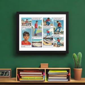 Your Child Becomes a Comic Book Hero, Turn Cartoon Style into Reality, Create a Unique Gift for Any Celebration, Perfect Gift for a Kid