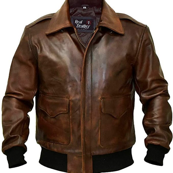 Men’s Real Deal A-2 Bomber Jacket main image 1
