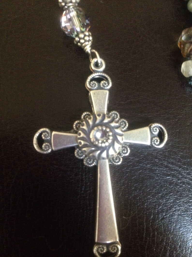 Cross Pendant Artisan Made Christian Jewelry Unique Handmade Etsy