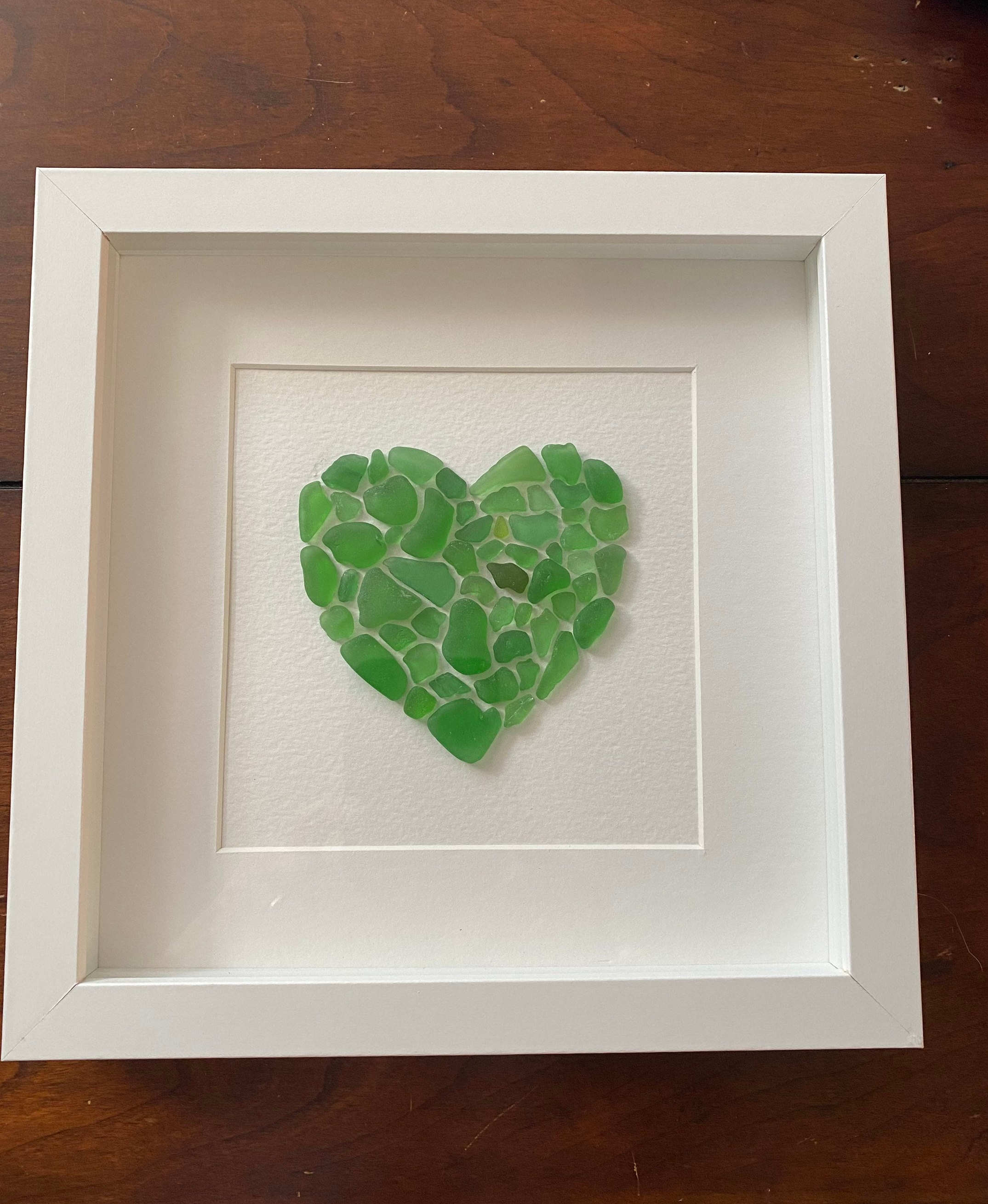 Sea Glass Heart - Etsy