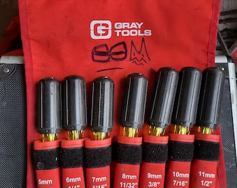 Insulated 7 Piece Metric Nut Driver Set