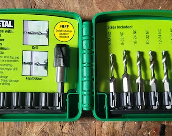 Tempo Greenlee Drill Tap Kit – 6-Piece High-Speed Steel Set