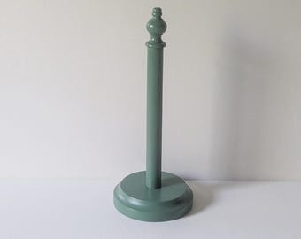 Custom Wood Handmade Paper Towel Holder Vintage Style Quality Heirloom Paper Towel Dowel for Kitchen Home Country Farmhouse Decor Simple USA