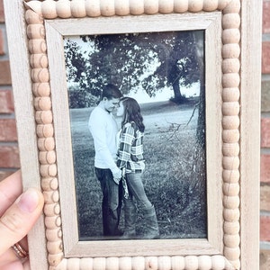 rustic beaded frame