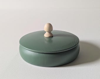 Caja de joyería personalizada con diseño de casa de campo tradicional, joyero, soporte para baratijas personalizado, regalo rústico de granja para recuerdo minimalista moderno.